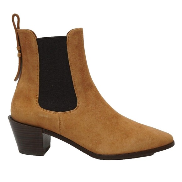 🔥NEW FRAME le Lexington Chelsea Suede Ankle Boots, Brown 8US/38.5EU MSRP $599🔥